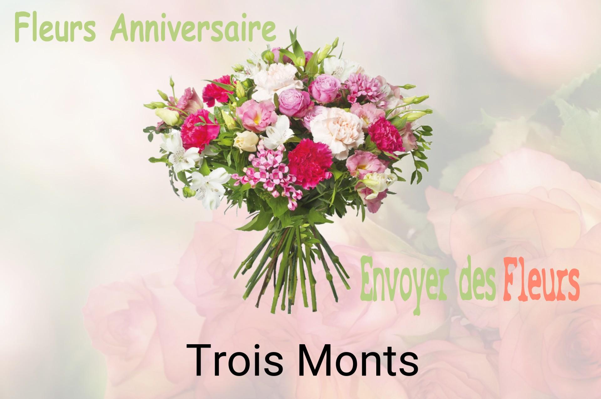 Bouquet de fleurs d’anniversaire livré à Trois-Monts