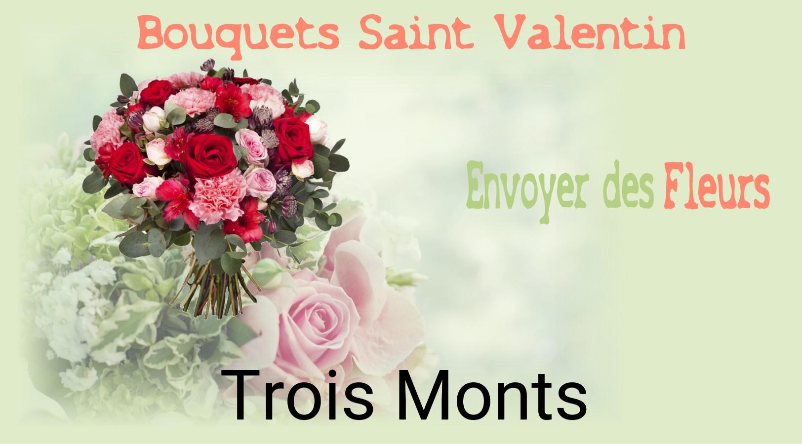 Roses de Saint-Valentin livrées à Trois-Monts